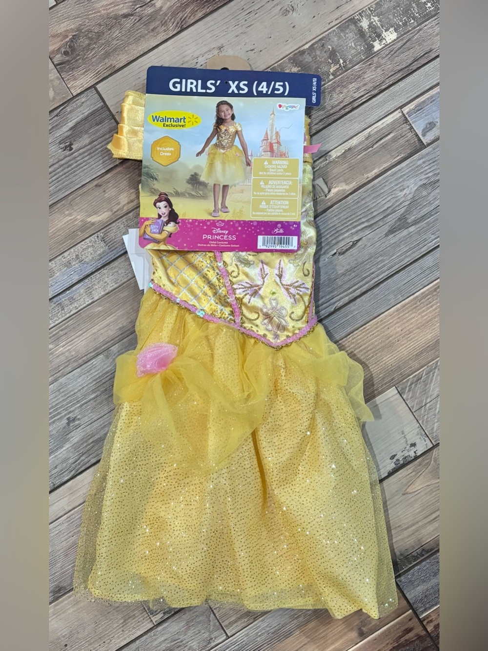 NWT Disney Belle costume dress size 4/5